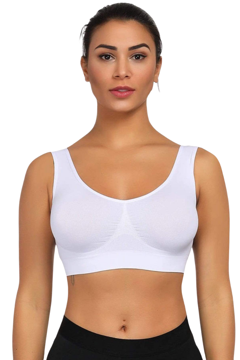 Seamless Wireless Bra With Support